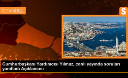 Cumhurbaşkanı Yardımcısı Yılmaz, canlı yayında soruları yanıtladı Açıklaması