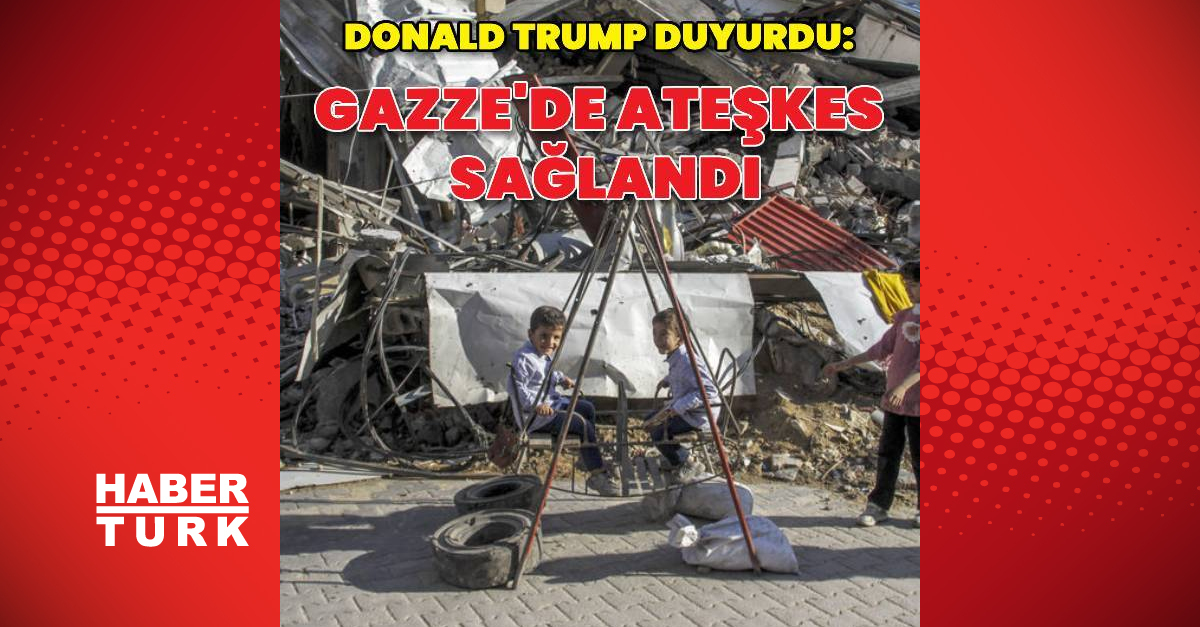 Gazze’de ateşkes sağlandı